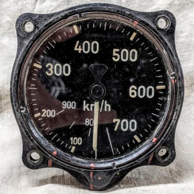German Luftwaffe Fl.22234 Fahrtmesser (Airspeed Indicator)